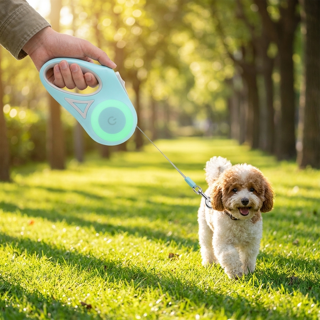 NARAPETS LED Retractable Dog Leash
